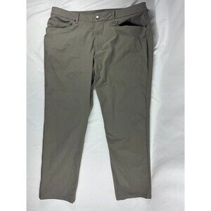 Lululemon Pants Mens 38x29 Gray ABC Classic Fit Warpstreme Golf Casual
